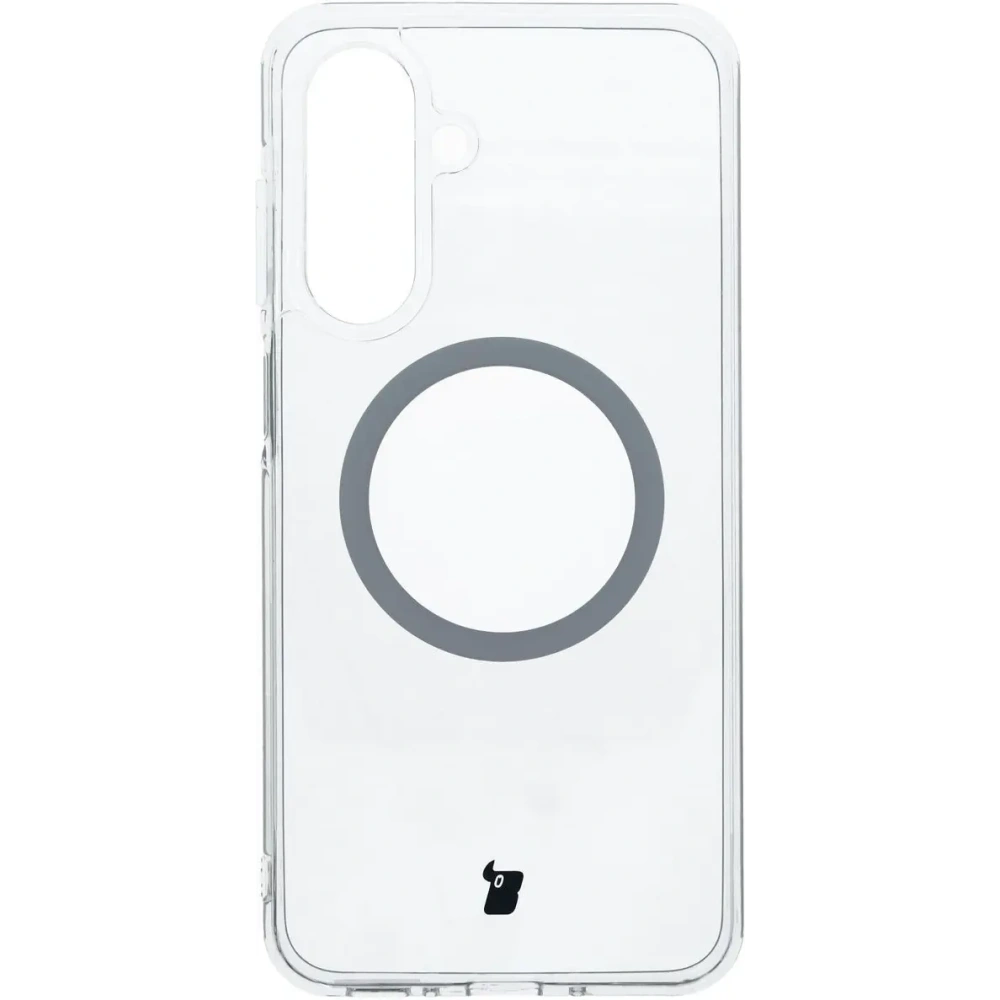 Etui z pierścieniem magnetycznym Bizon Case CrystalO do Samsung Galaxy A26 5G przezroczyste