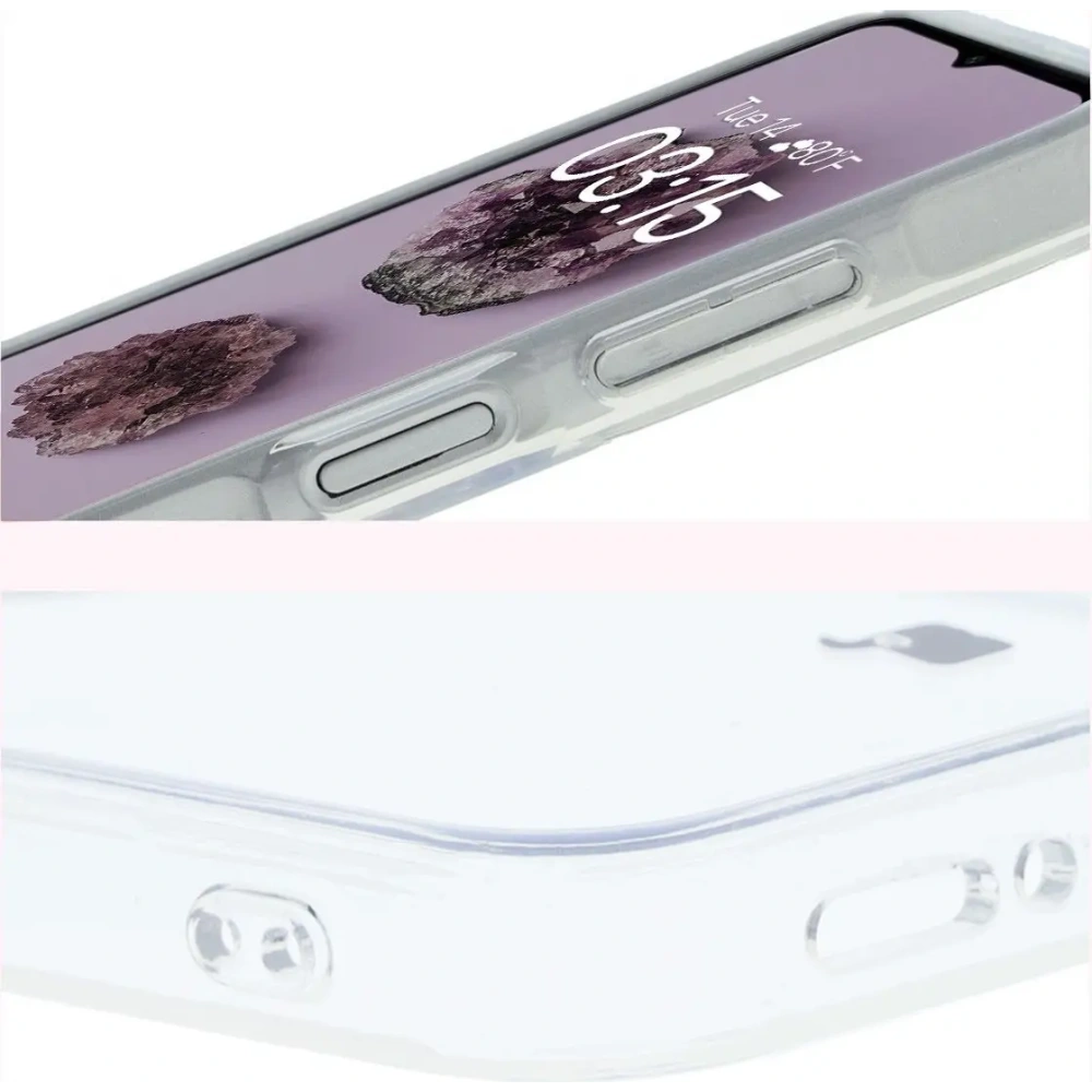 Etui z pierścieniem magnetycznym Bizon Case CrystalO do Samsung Galaxy A26 5G przezroczyste