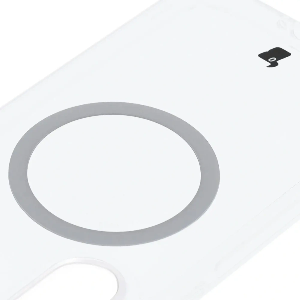 Etui z pierścieniem magnetycznym Bizon Case CrystalO do Samsung Galaxy A56 5G przezroczyste