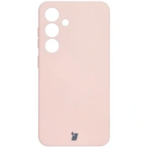 Kup Silikonový obal s magnetickým kroužkem Bizon Case Silicone Magnetic pro Samsung Galaxy S25 / S24 světle růžový - BIZ8250 - {ean13} - Sklep Home Screen