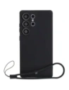 Kup Silikonový obal s magnetickým kroužkem Bizon Case Silicone Magnetic pro Samsung Galaxy S25 Ultra černý - BIZ8251 - {ean13} - Sklep Home Screen