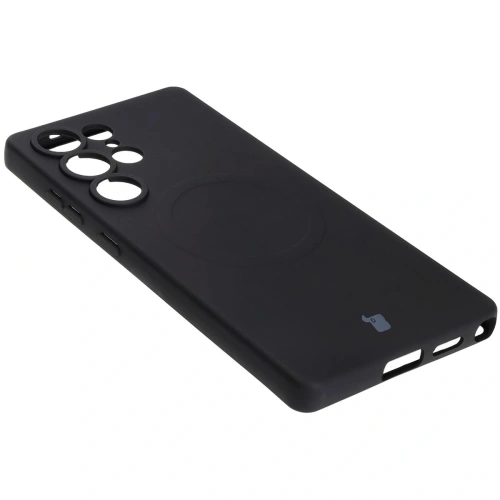 Kup Silikonový obal s magnetickým kroužkem Bizon Case Silicone Magnetic pro Samsung Galaxy S25 Ultra černý - BIZ8251 - {ean13} - Sklep Home Screen