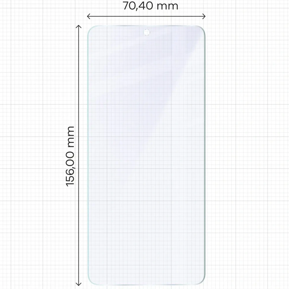 Elastyczne szkło hybrydowe Bizon Glass Mule do Xiaomi Poco X7 Pro