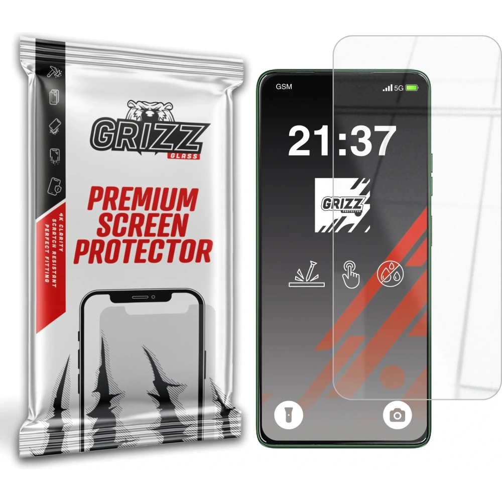 Szkło hybrydowe GrizzGlass HybridGlass do Motorola Moto G Power 2025