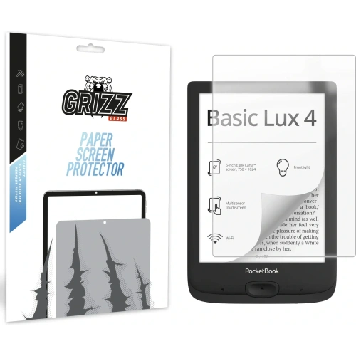 Kup Folia matowa GrizzGlass PaperScreen do Pocketbook Basic Lux 4 - GRZ12793 - {ean13} - Sklep Home Screen