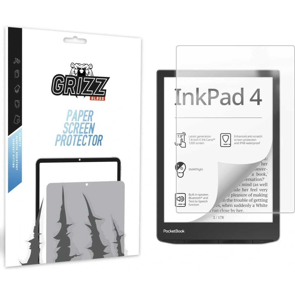 Folia matowa GrizzGlass PaperScreen do Pocketbook InkPad 4