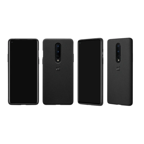 Kup OnePlus Gehäuse 8 Sandstone Bumper Case Schwarz - OPL001BLK - {ean13} - Sklep Home Screen
