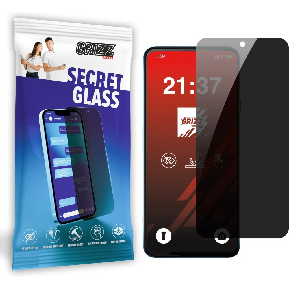 Matowe szkło prywatyzujące GrizzGlass SecretGlass do Cubot Note 50