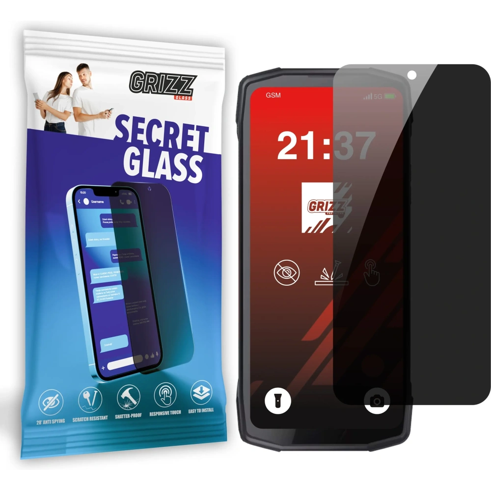 Matowe szkło prywatyzujące GrizzGlass SecretGlass do Cubot King Kong Star