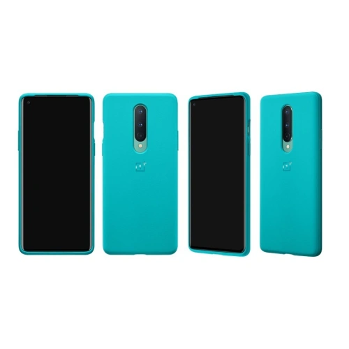 Buy OnePlus 8 Sandstone Bumper Case Cyan - OPL002CYA - {ean13} - Home Screen Store Europe