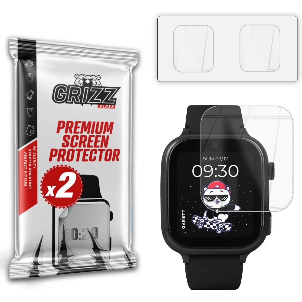 Szkło hybrydowe GrizzGlass HybridGlass do Garett Kids Cute 2 4G