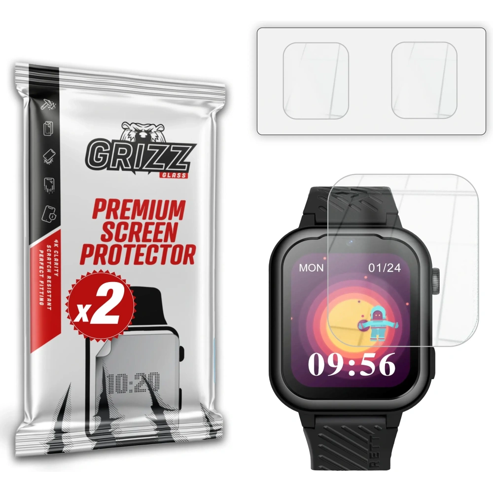 Szkło hybrydowe GrizzGlass HybridGlass do Garett Kids Essa 4G