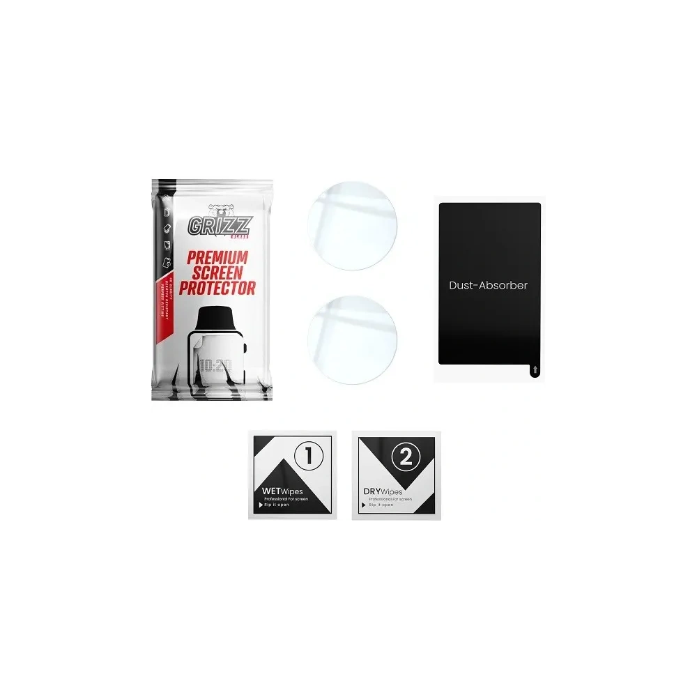 Szkło hybrydowe GrizzGlass HybridGlass do Garmin Descent Mk3i 51mm