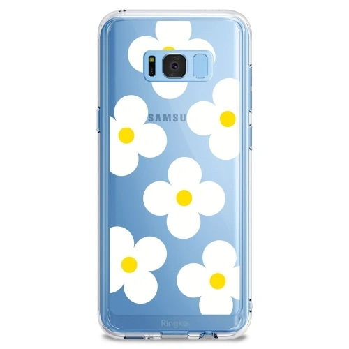 Kup Case Ringke Fusion Design Samsung Galaxy S8 Plus Weiße Gänseblümchen - RGK483WHT - {ean13} - Sklep Home Screen