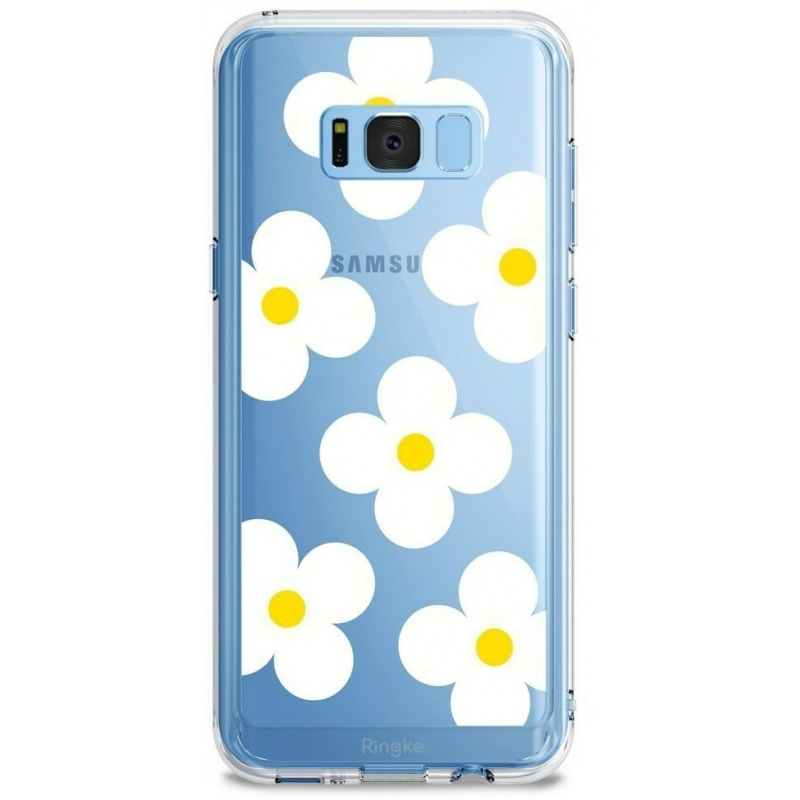 Kup Etui Ringke Fusion Design Samsung Galaxy S8 Plus White Daisies - 8809550340305 - RGK483WHT - Homescreen.pl