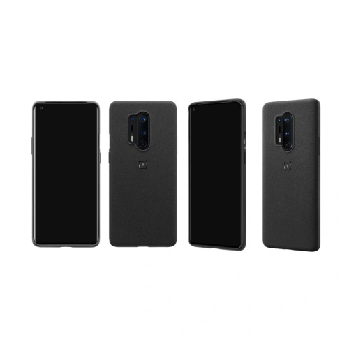 Kup OnePlus Gehäuse 8 Pro Sandstone Bumper Case Schwarz - OPL006BLK - {ean13} - Sklep Home Screen
