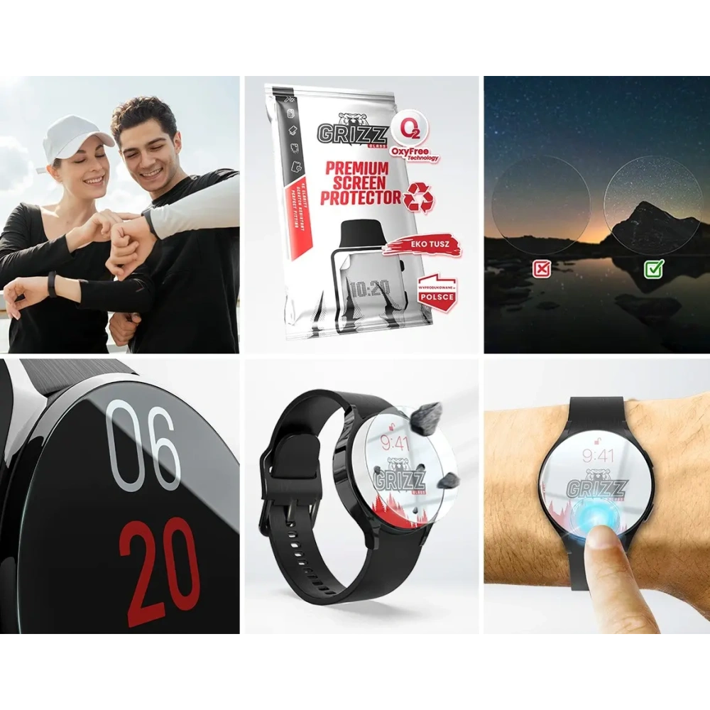 Szkło hybrydowe GrizzGlass HybridGlass do Garmin Fenix 8 51mm