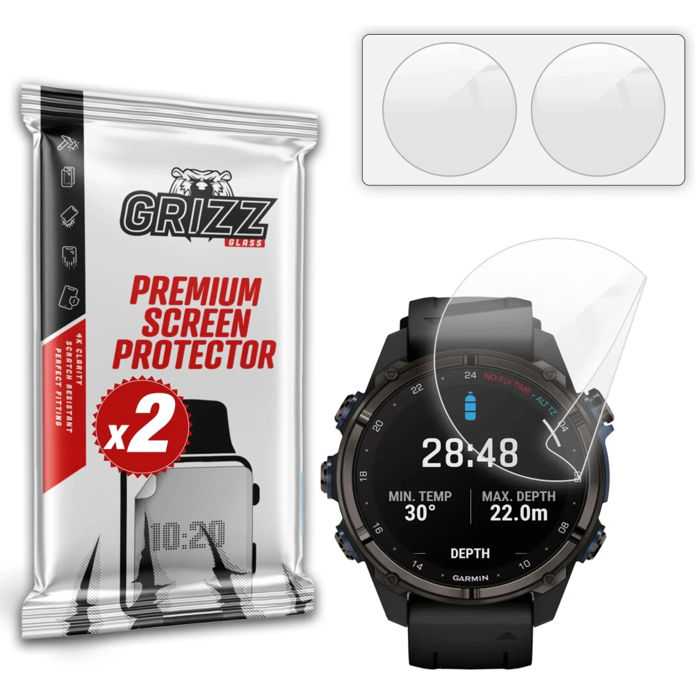 Folia ceramiczna GrizzGlass CeramicFilm do Garmin Descent Mk3i 51mm