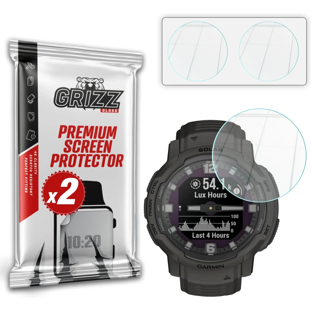 Szkło hybrydowe GrizzGlass HybridGlass do Garmin Instinct Crossover