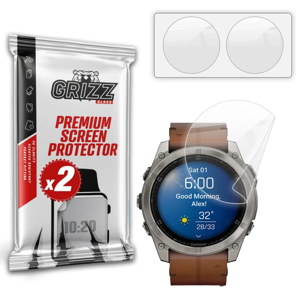 Folia ceramiczna GrizzGlass CeramicFilm do Garmin Fenix 8 51mm