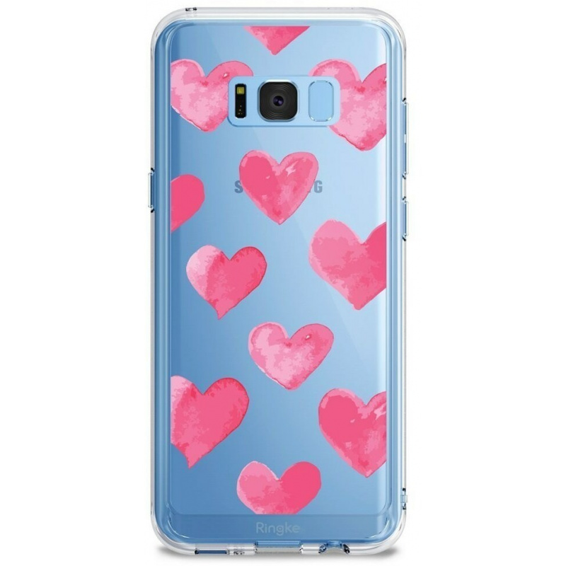 Kup Etui Ringke Fusion Design Samsung Galaxy S8 Plus Watercolor Hearts - 8809550340336 - RGK482WTR - Homescreen.pl