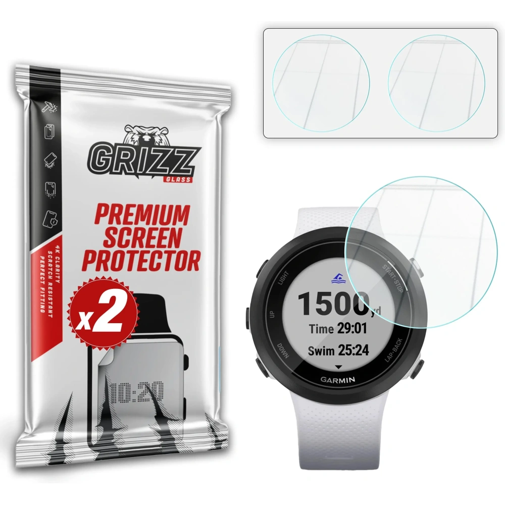 Szkło hybrydowe GrizzGlass HybridGlass do Garmin Swim 2