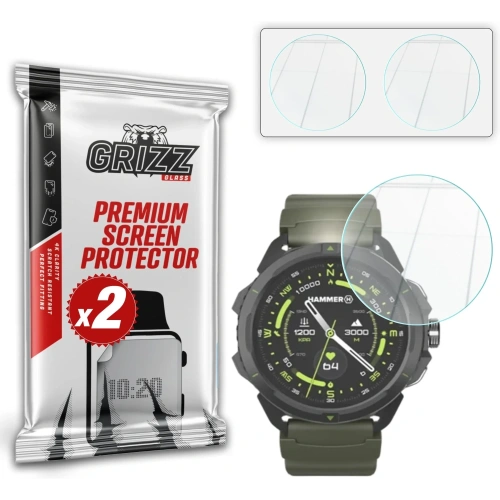 Kup GrizzGlass HybridGlass Hammer Uhr 2 Militärausgabe - GRZ12930 - {ean13} - Sklep Home Screen