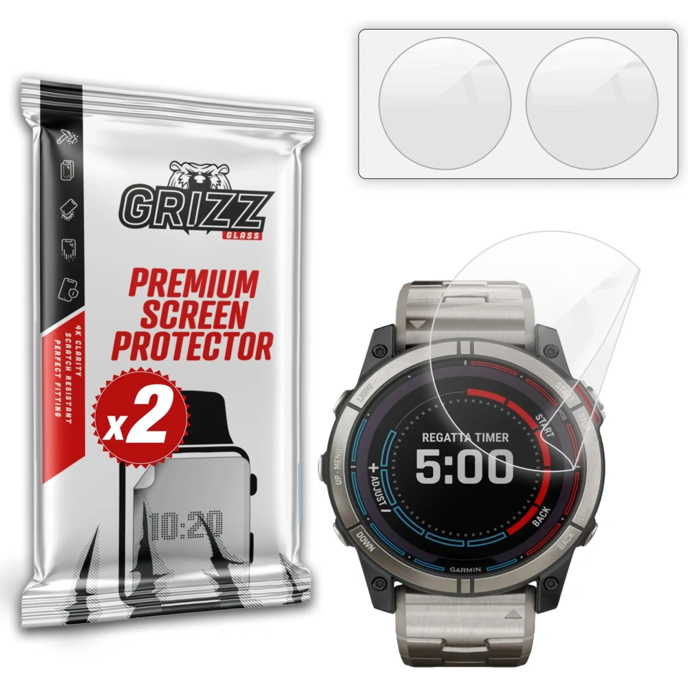 Folia ceramiczna GrizzGlass CeramicFilm do Garmin quatix 7X 51mm
