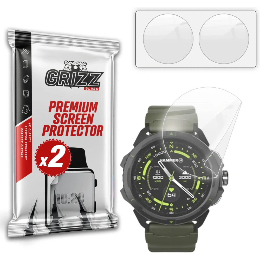 Folia ceramiczna GrizzGlass CeramicFilm do Hammer Watch 2 Military Edition