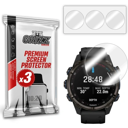 Buy GrizzGlass Hydrofilm Garmin Descent Mk3 43mm - GRZ12958 - {ean13} - Home Screen Store Europe