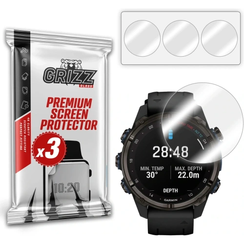 Kup Folia hydrożelowa GrizzGlass Hydrofilm do Garmin Descent Mk3i 51mm - GRZ12960 - {ean13} - Sklep Home Screen
