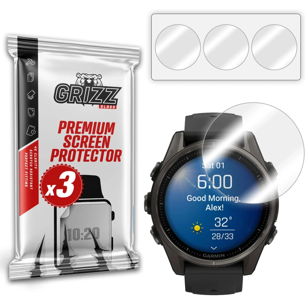 Folia hydrożelowa GrizzGlass Hydrofilm do Garmin Fenix 8 43mm