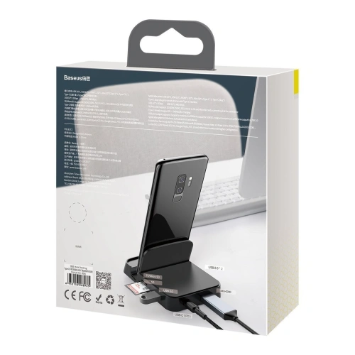 Kup Baseus SamsungDockingstation, USB-C HUB Mate Docking für Huawei-Smartphones und , 15W (schwarz) - BSU1433BLK - {ean13} - Sklep Home Screen