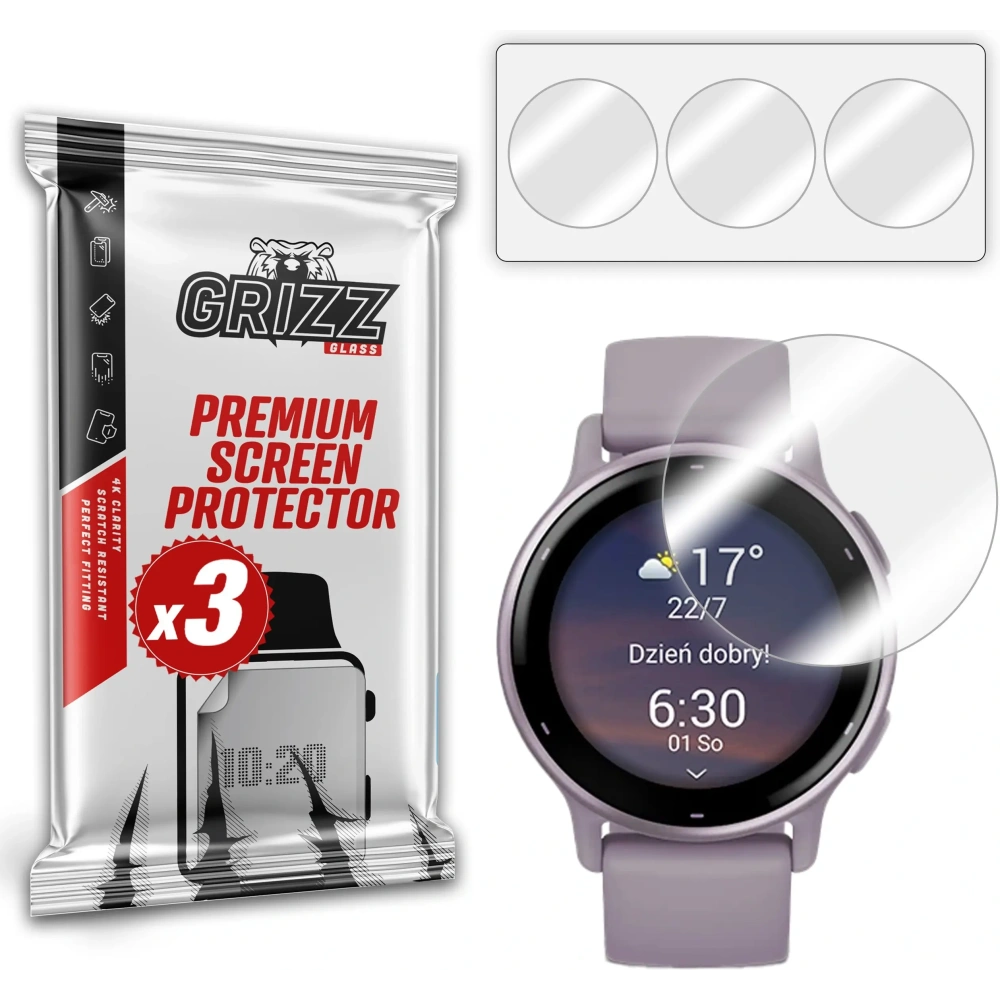 Folia hydrożelowa GrizzGlass Hydrofilm do Garmin Vivoactive 5