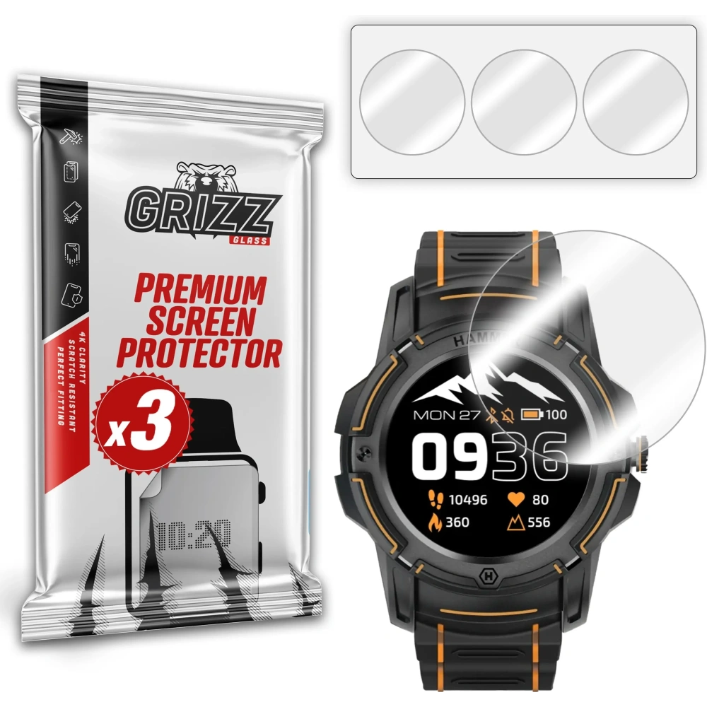 Folia hydrożelowa GrizzGlass Hydrofilm do Hammer Watch Plus