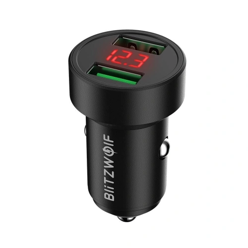 Kup Autonabíječka Blitzwolf BW-SD6, 24W, QC3.0, Dual USB (černá) - BLZ215BLK - {ean13} - Sklep Home Screen