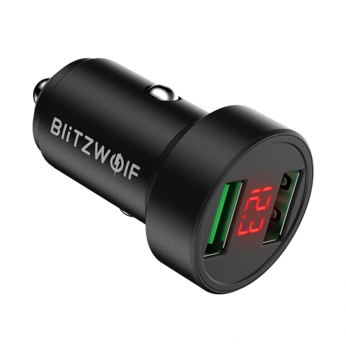 Kup Blitzwolf BW-SD6 Autoladegerät, 24W, QC3.0, Dual USB (schwarz) - BLZ215BLK - {ean13} - Sklep Home Screen