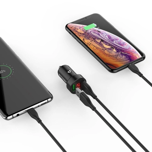 Kup Autonabíječka Blitzwolf BW-SD6, 24W, QC3.0, Dual USB (černá) - BLZ215BLK - {ean13} - Sklep Home Screen