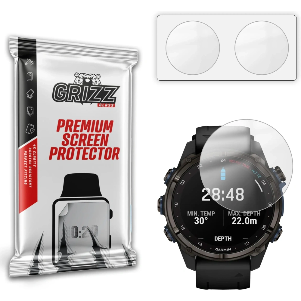 Folia matowa GrizzGlass PaperScreen do Garmin Descent Mk3 43mm