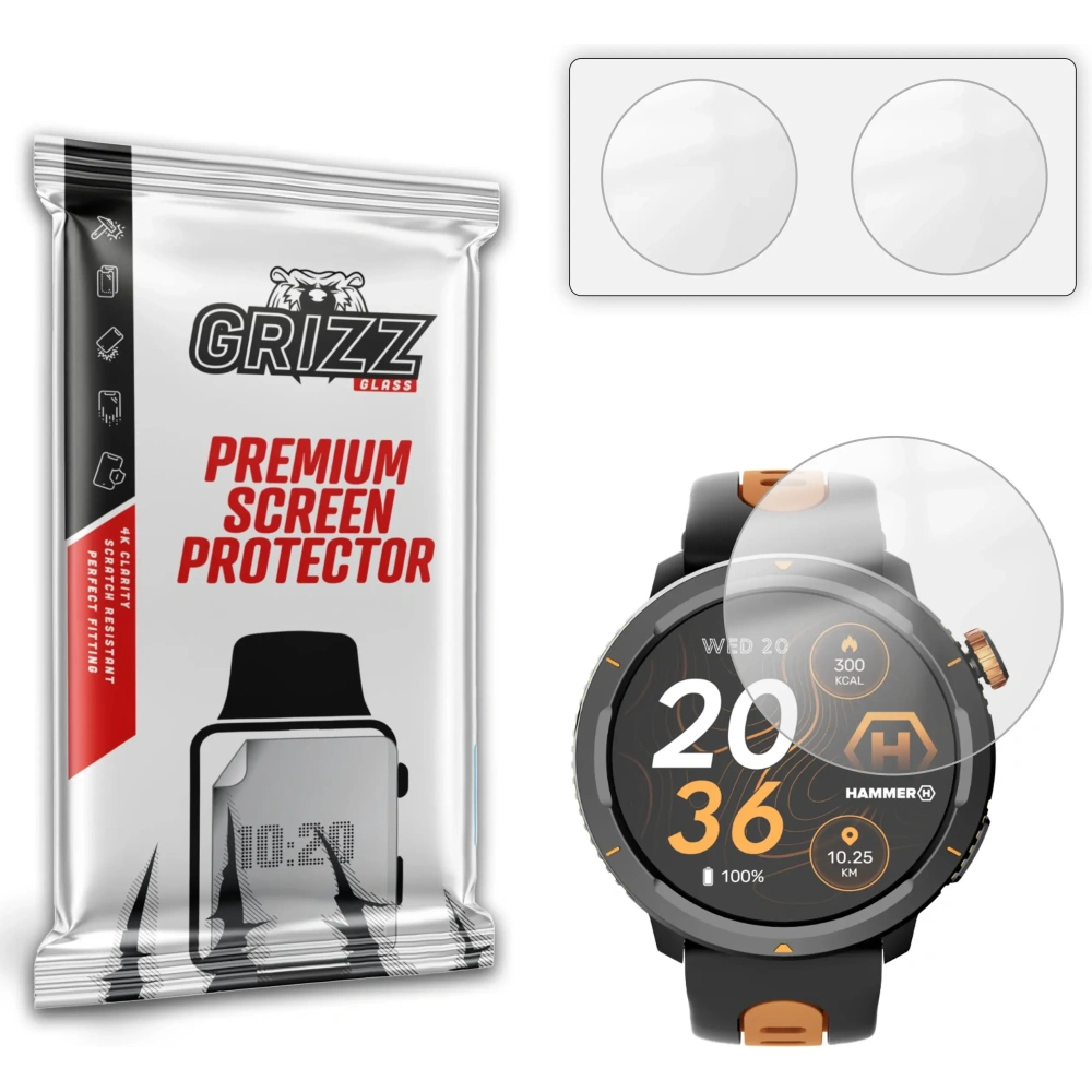 Folia matowa GrizzGlass PaperScreen do Hammer Watch 2 Lite