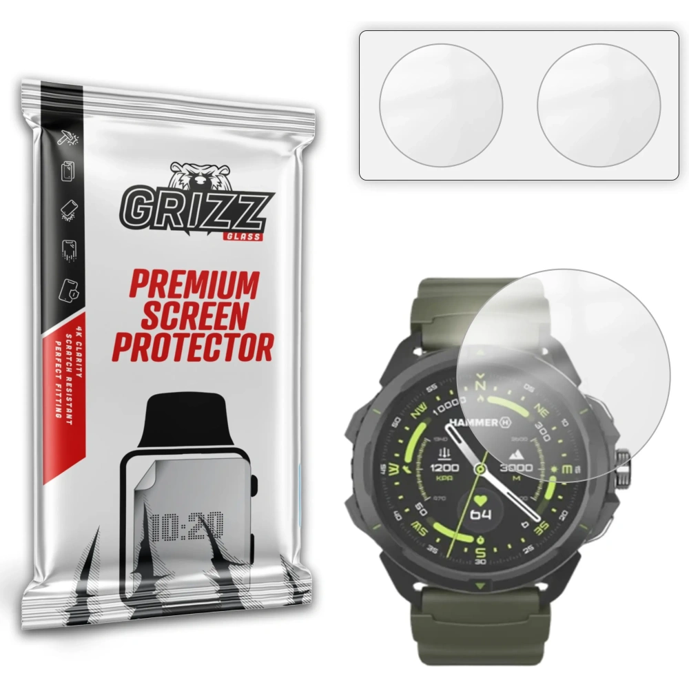 Folia matowa GrizzGlass PaperScreen do Hammer Watch 2 Military Edition