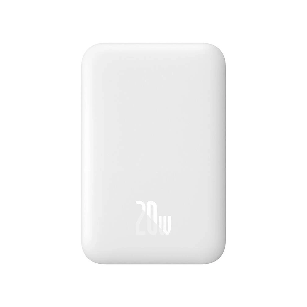 Powerbank magnetyczny Baseus Magnetic Mini 6000mAh 20W MagSafe (biały)
