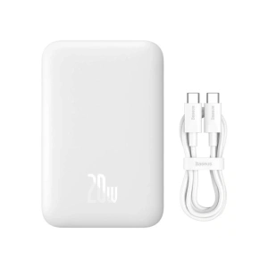 Buy Baseus Magnetic Mini Powerbank 6000mAh 20W MagSafe (white) - BSU8921 - {ean13} - Home Screen Store Europe