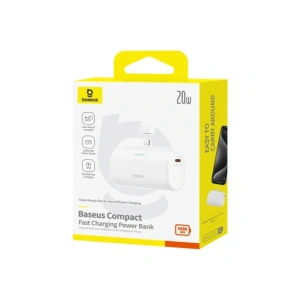 Buy Baseus Compact IP 5000mAh 20W Powerbank (white) - BSU8922 - {ean13} - Home Screen Store Europe