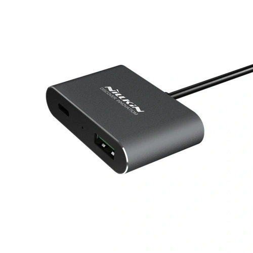 Kup Nillkin Powershare 2xUSB-A + USB-A, USB-C Autoladegerät mit Splitter - NLK1666 - {ean13} - Sklep Home Screen
