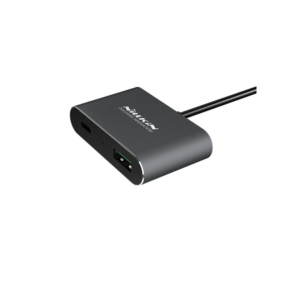 Ładowarka samochodowa z rozdzielaczem Nillkin Powershare 2xUSB-A + USB-A, USB-C