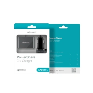 Kup Ładowarka samochodowa z rozdzielaczem Nillkin Powershare 2xUSB-A + USB-A, USB-C - NLK1666 - {ean13} - Sklep Home Screen