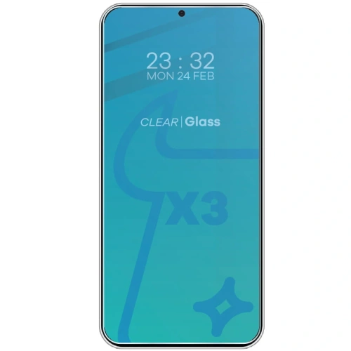 Buy BIZON Clear 2 Pack 3x tempered glass + 1x lens protection Samsung Galaxy S24+ Plus - BIZ8254 - {ean13} - Home Screen Store Europe