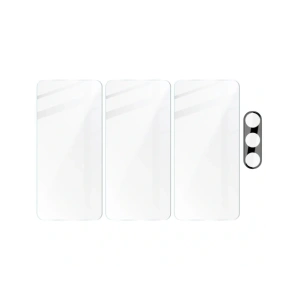 Kup BIZON Klar 2er-Pack 3x gehärtetes Glas + 1x Linsenschutz Samsung Galaxy S24+ Plus - BIZ8254 - {ean13} - Sklep Home Screen