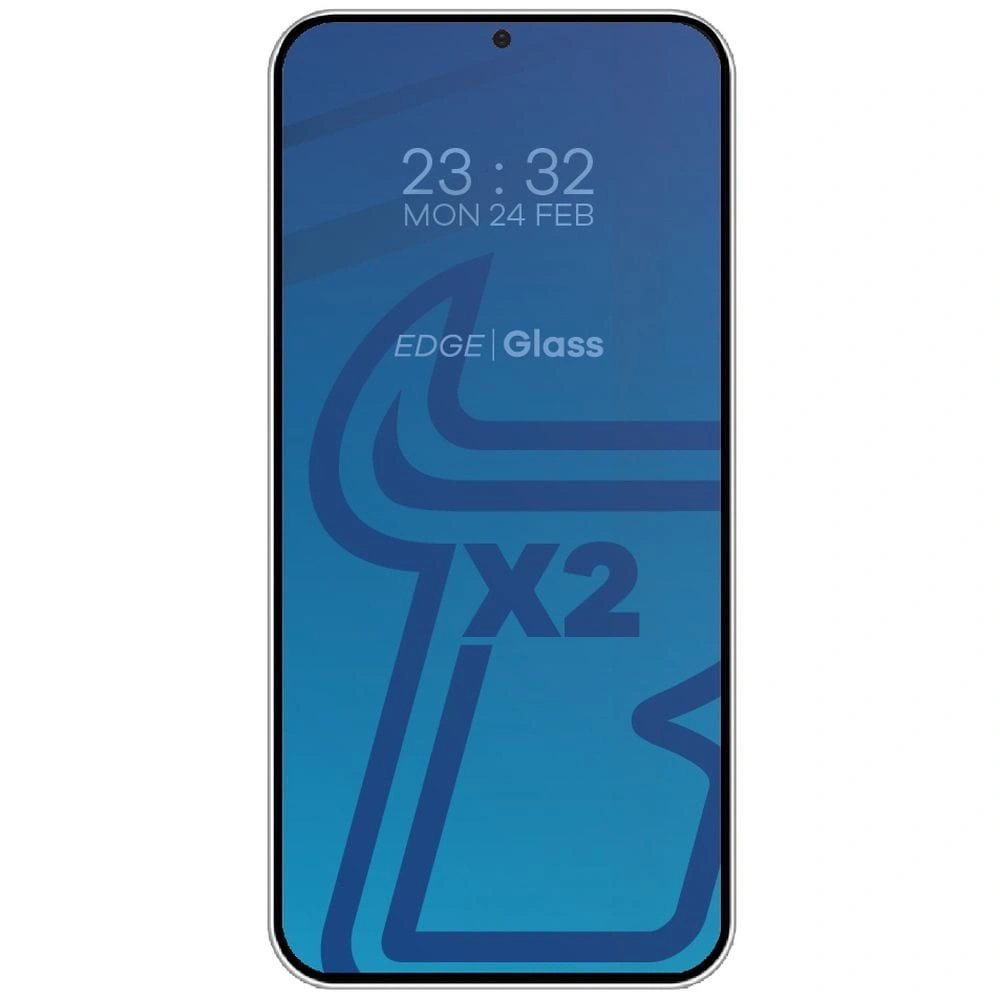 2x szkło na ekran + 1x na aparat BIZON Edge 2 Pack do Samsung Galaxy S24+ Plus